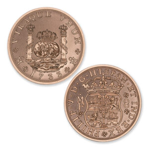 COLONIAL TRIBUTE SERIES - PILLAR DOLLAR - 1OZ - 39MM