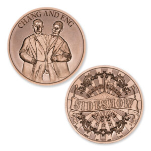 FAMOUS CIRCUS SIDESHOW ACTS - CHANG & ENG - 1OZ - 39MM