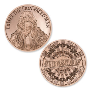 FAMOUS CIRCUS SIDESHOW ACTS - LIONEL THE  LION-FACED MAN - 1OZ - 39MM