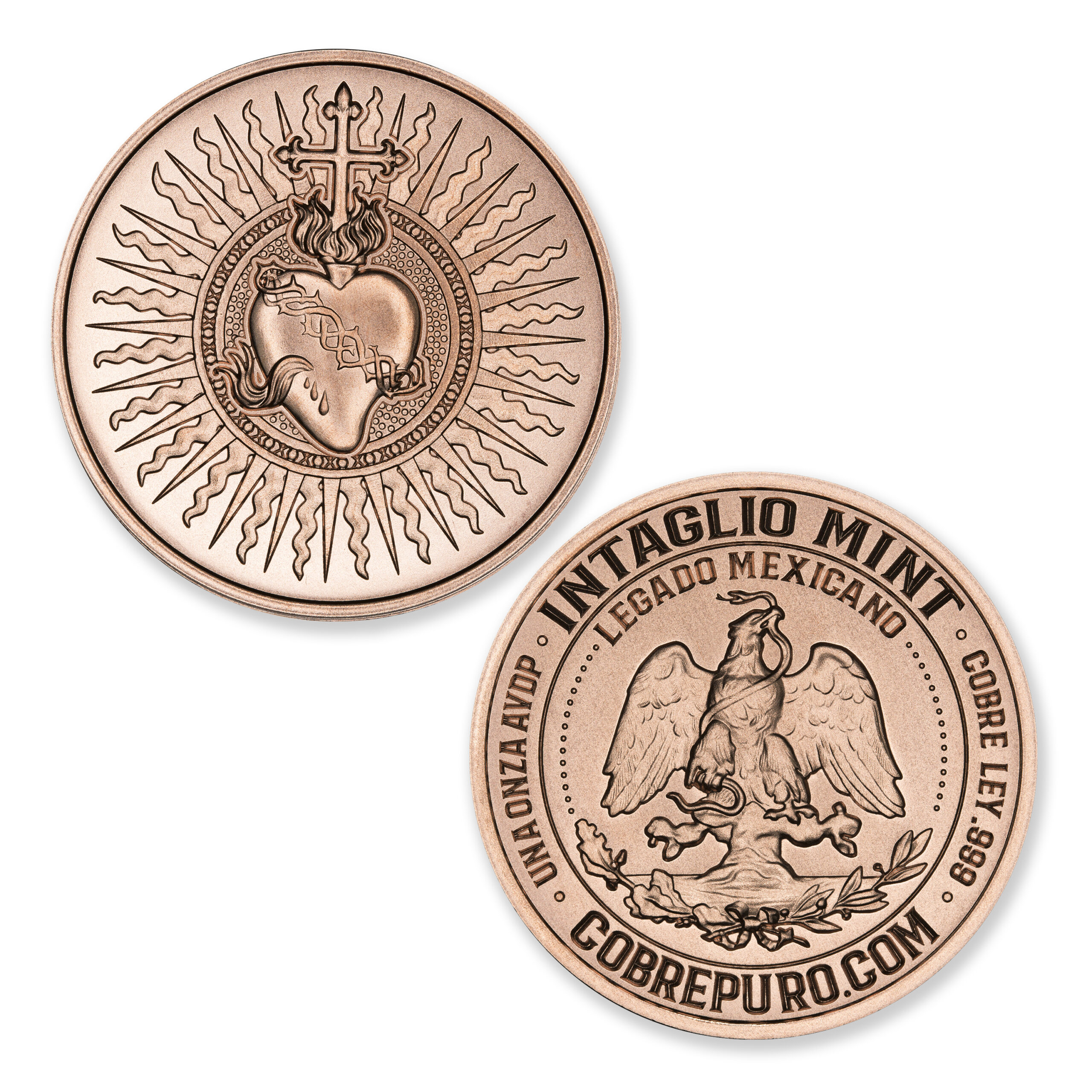 LEGADO MEXICANO SERIES - SAGRADO CORAZÓN - 1OZ - 39MM