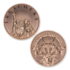 THE FOUR HORSEMEN OF CORRUPTION SERIES - TREACHERY - 1OZ - 39MM