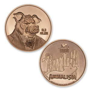 ANIMAL FARM TRIBUTE SERIES - OLD MAJOR - 1OZ - 39MM