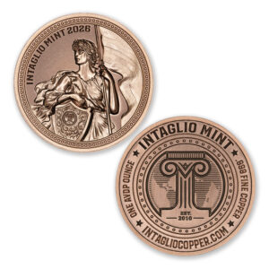 MINT HERITAGE SERIES - INTAGLIO'S LIBERTY 2026 - 1OZ - 39MM