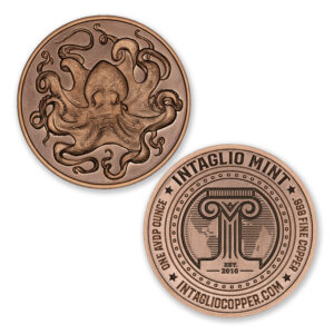 CURIOUS OCTOPUS - 1OZ - 39MM