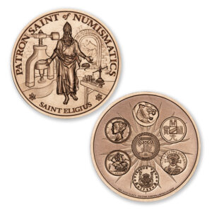 MINT HERITAGE SERIES - SAINT ELIGIUS - PATRON SAINT OF NUMISMATICS - 1OZ - 39MM