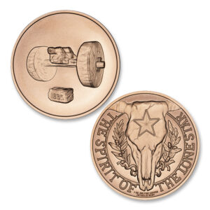 SPIRIT OF THE LONE STAR SERIES - GONZALES CANNON - 1OZ - 39MM